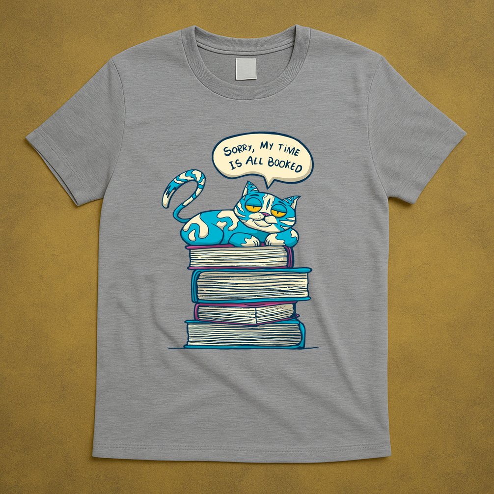 Sorry My Time Is All Booked Cat  T-Shirt