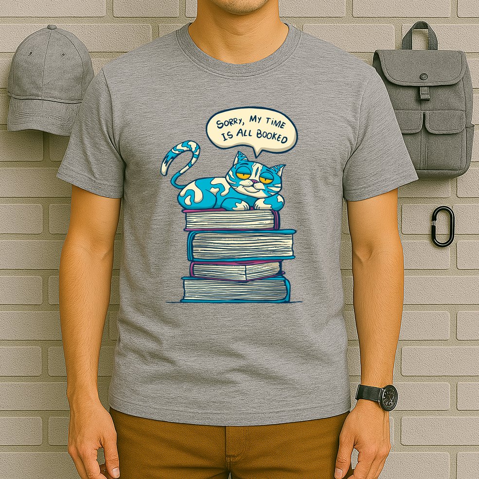 Sorry My Time Is All Booked Cat  T-Shirt