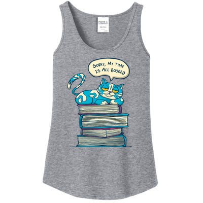 Sorry My Time Is All Booked Cat  Ladies Essential Tank