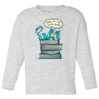 Sorry My Time Is All Booked Cat  Toddler Long Sleeve Shirt