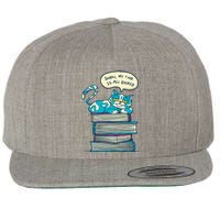 Sorry My Time Is All Booked Cat  Wool Snapback Cap