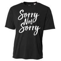 Sorry Not Sorry Cooling Performance Crew T-Shirt