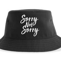 Sorry Not Sorry Sustainable Bucket Hat