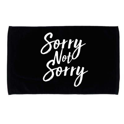 Sorry Not Sorry Microfiber Hand Towel