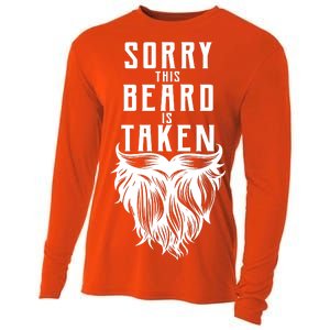 Sorry This Beard Is Taken Relationship Status Cooling Performance Long Sleeve Crew