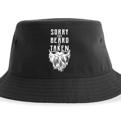 Sorry This Beard Is Taken Relationship Status Sustainable Bucket Hat