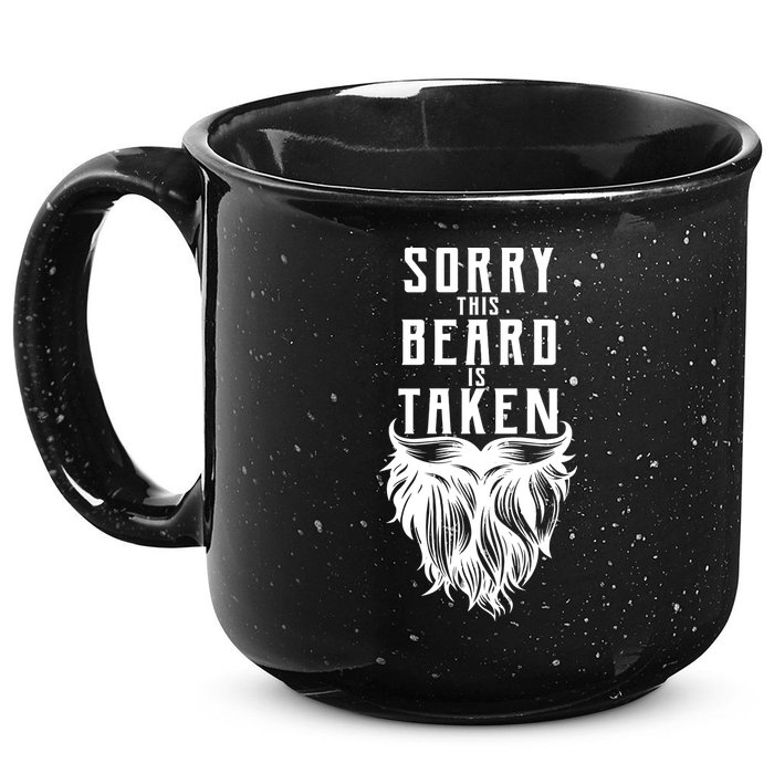 Sorry This Beard Is Taken Relationship Status 15oz Campfire Ceramic Mug