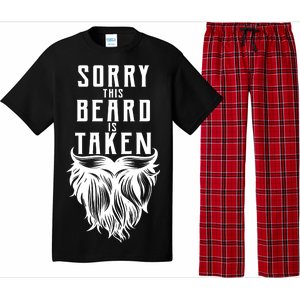 Sorry This Beard Is Taken Relationship Status Pajama Set