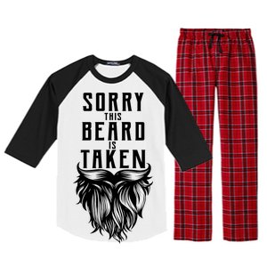 Sorry This Beard Is Taken Relationship Status Raglan Sleeve Pajama Set