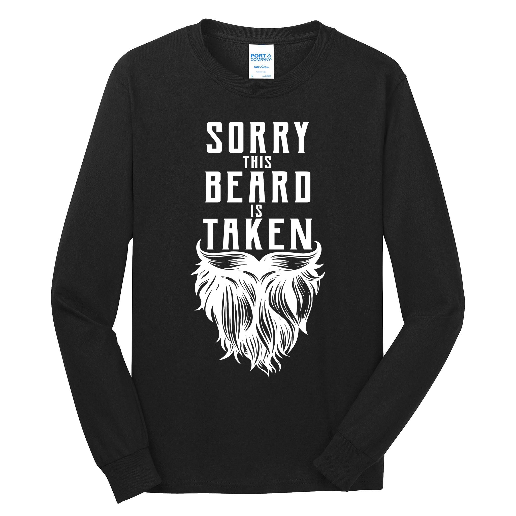 Sorry This Beard Is Taken Relationship Status Tall Long Sleeve T-Shirt