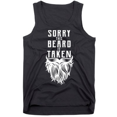 Sorry This Beard Is Taken Relationship Status Tank Top
