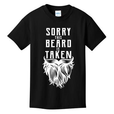 Sorry This Beard Is Taken Relationship Status Kids T-Shirt