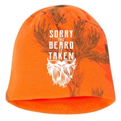 Sorry This Beard Is Taken Relationship Status Kati - Camo Knit Beanie