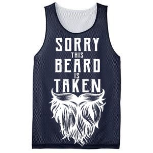 Sorry This Beard Is Taken Relationship Status Mesh Reversible Basketball Jersey Tank