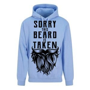 Sorry This Beard Is Taken Relationship Status Unisex Surf Hoodie