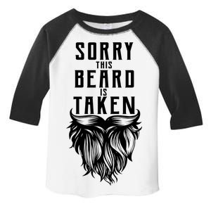 Sorry This Beard Is Taken Relationship Status Toddler Fine Jersey T-Shirt