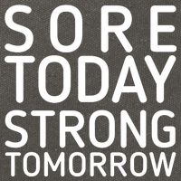 Sorry Today Strong Tomorrow  Cotton Canvas Backpack