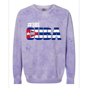 SOS Cuba Colorblast Crewneck Sweatshirt