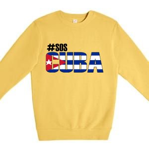 SOS Cuba Premium Crewneck Sweatshirt