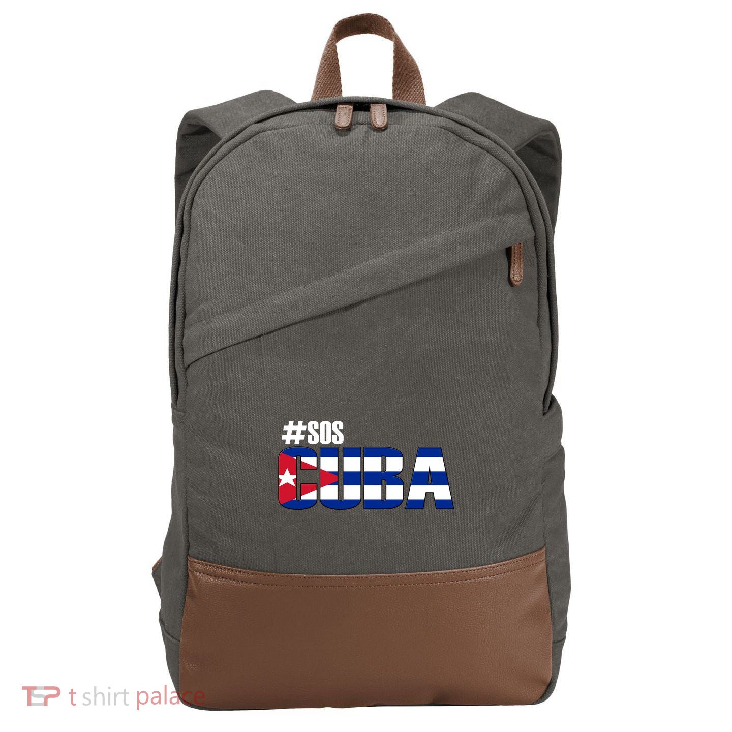 SOS Cuba Cotton Canvas Backpack