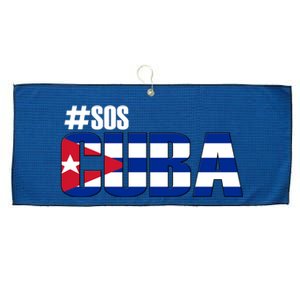 SOS Cuba Large Microfiber Waffle Golf Towel