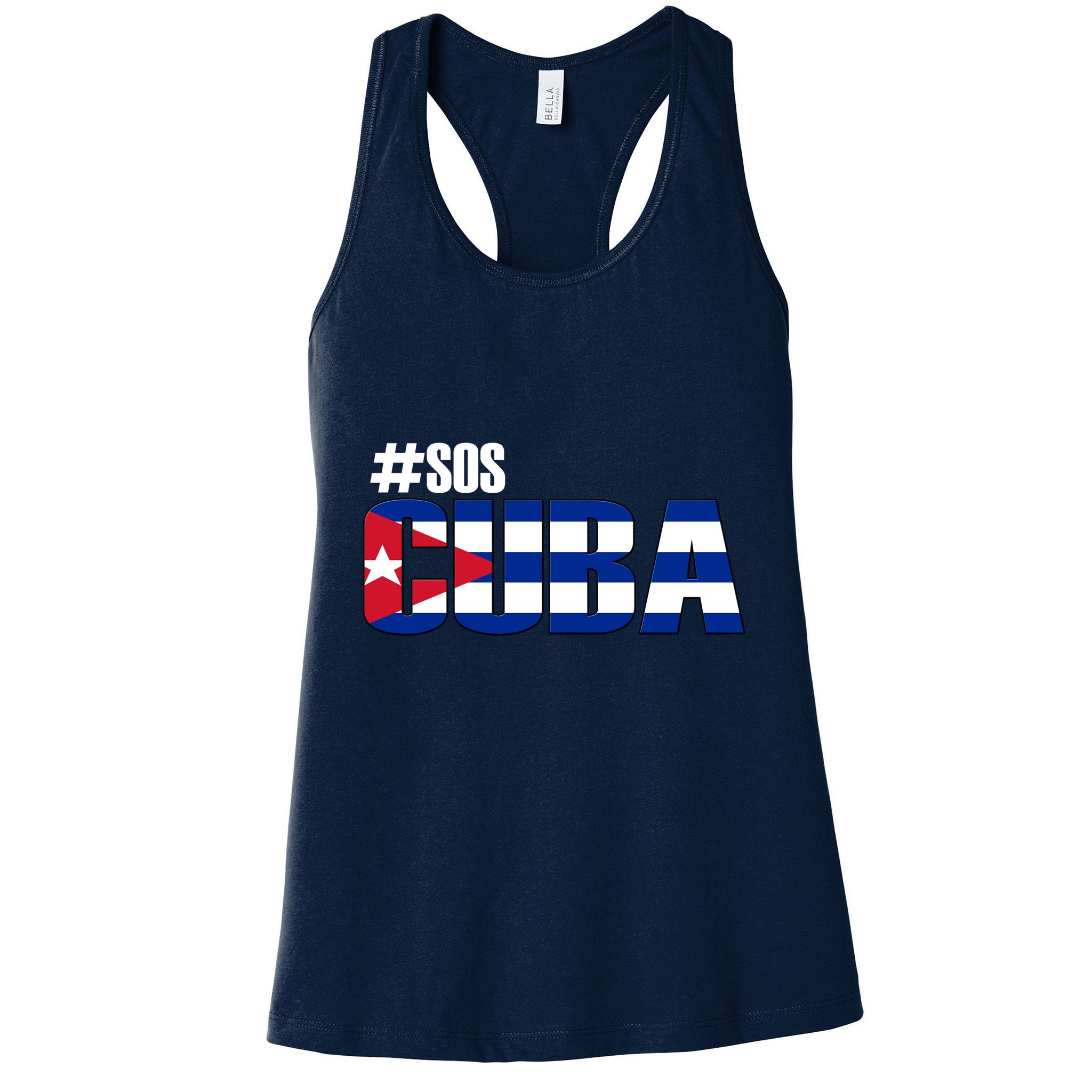 SOS Cuba Womens Tank Top