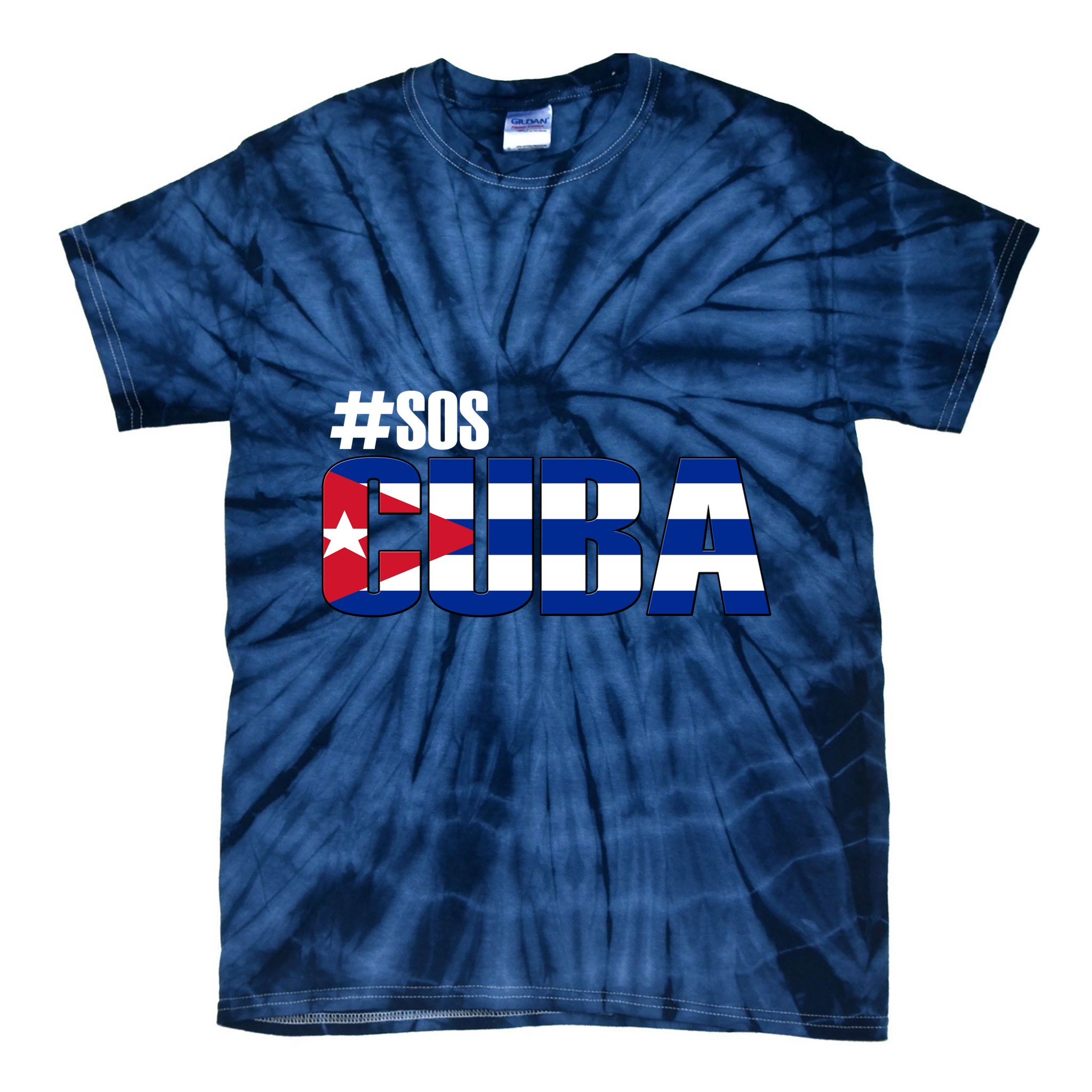 SOS Cuba Tie-Dye T-Shirt