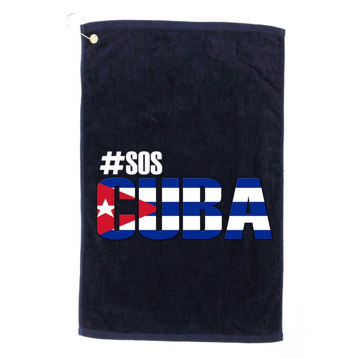SOS Cuba Golf Towel