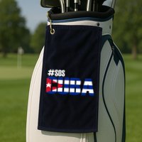 SOS Cuba Golf Towel