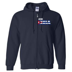 SOS Cuba Full Zip Hoodie