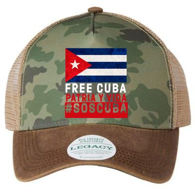 SOS Cuba Cuba Flag Cuban Fist Free Cuba Libre 2021 Cuban  Legacy Tie Dye Trucker Hat