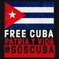 SOS Cuba Cuba Flag Cuban Fist Free Cuba Libre 2021 Cuban  Ladies PosiCharge Tri-Blend Wicking Tank