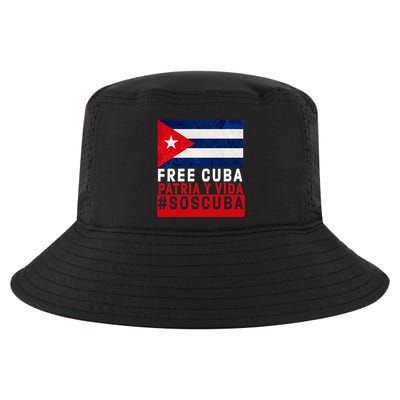 SOS Cuba Cuba Flag Cuban Fist Free Cuba Libre 2021 Cuban  Cool Comfort Performance Bucket Hat