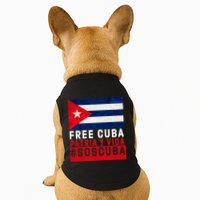 SOS Cuba Cuba Flag Cuban Fist Free Cuba Libre 2021 Cuban  Doggie Tank