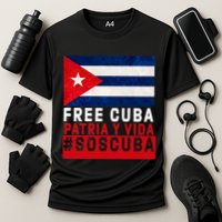 SOS Cuba Cuba Flag Cuban Fist Free Cuba Libre 2021 Cuban  Performance Shirt