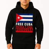 SOS Cuba Cuba Flag Cuban Fist Free Cuba Libre 2021 Cuban  Hoodie