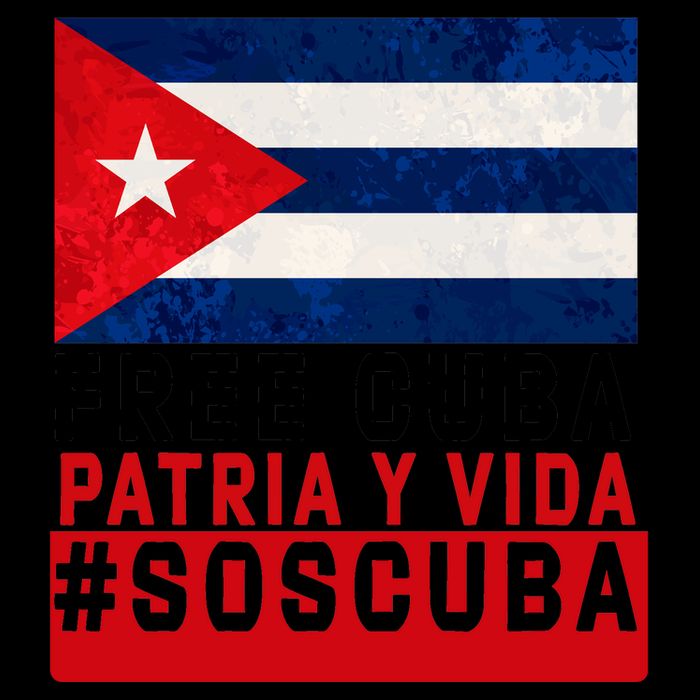 SOS Cuba Cuba Flag Cuban Fist Free Cuba Libre 2021 Cuban  Coffee Mug