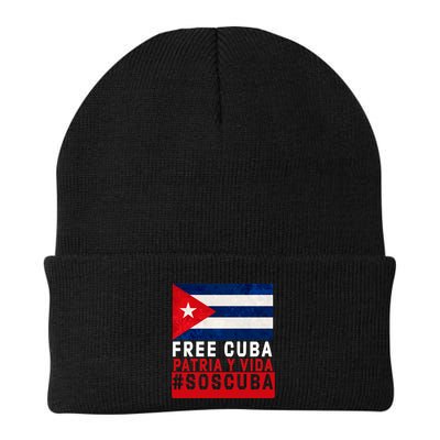 SOS Cuba Cuba Flag Cuban Fist Free Cuba Libre 2021 Cuban  Beanie