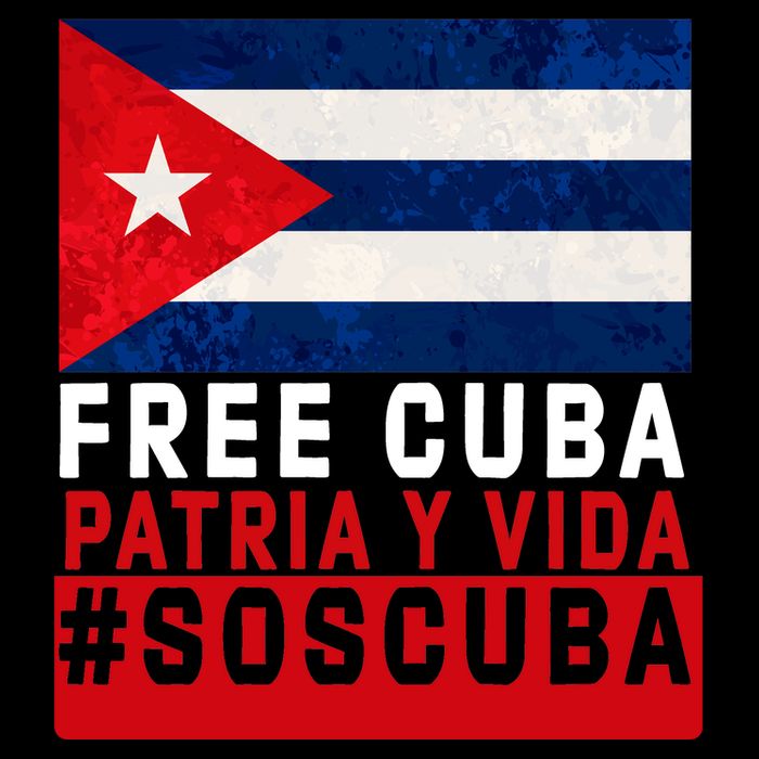 SOS Cuba Cuba Flag Cuban Fist Free Cuba Libre 2021 Cuban  Drawstring Bag