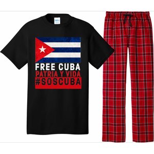 SOS Cuba Cuba Flag Cuban Fist Free Cuba Libre 2021 Cuban  Pajama Set