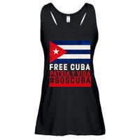 SOS Cuba Cuba Flag Cuban Fist Free Cuba Libre 2021 Cuban  Ladies Essential Flowy Tank