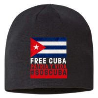 SOS Cuba Cuba Flag Cuban Fist Free Cuba Libre 2021 Cuban  Sustainable Beanie