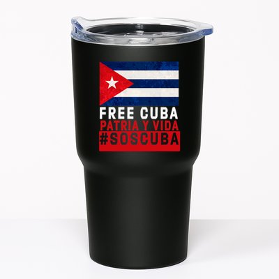 SOS Cuba Cuba Flag Cuban Fist Free Cuba Libre 2021 Cuban  Tumbler