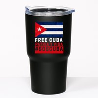 SOS Cuba Cuba Flag Cuban Fist Free Cuba Libre 2021 Cuban  Tumbler