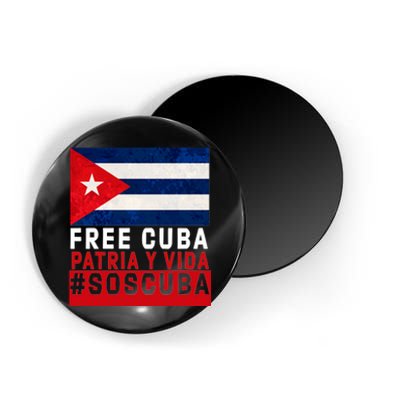 SOS Cuba Cuba Flag Cuban Fist Free Cuba Libre 2021 Cuban  Magnet