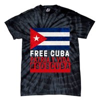 SOS Cuba Cuba Flag Cuban Fist Free Cuba Libre 2021 Cuban  Tie-Dye T-Shirt