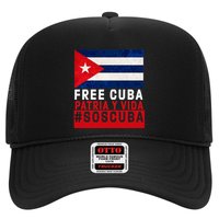 SOS Cuba Cuba Flag Cuban Fist Free Cuba Libre 2021 Cuban  Trucker Hat