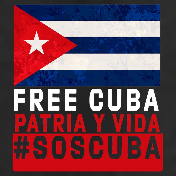 SOS Cuba Cuba Flag Cuban Fist Free Cuba Libre 2021 Cuban  Trucker Hat