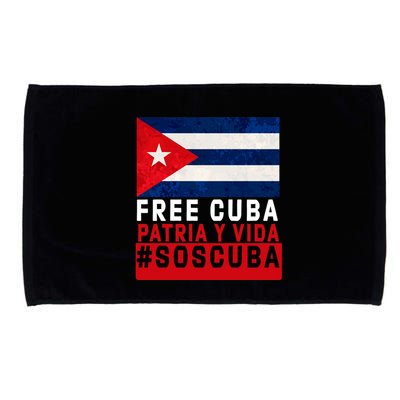 SOS Cuba Cuba Flag Cuban Fist Free Cuba Libre 2021 Cuban  Microfiber Hand Towel