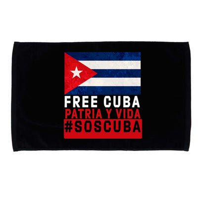 SOS Cuba Cuba Flag Cuban Fist Free Cuba Libre 2021 Cuban  Microfiber Hand Towel